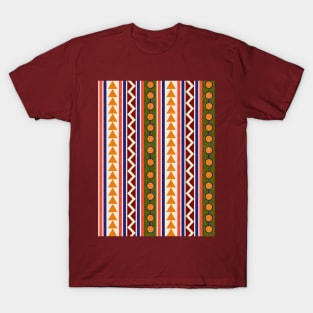 Background. Aztec Pattern T-Shirt